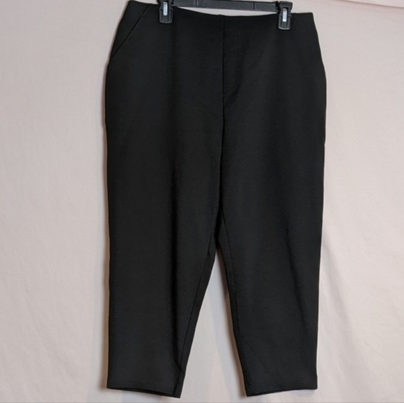 ASOS Petite Black Smart Skinny Crop Pants size 12 - Picture 1 of 8